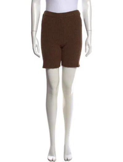 Pre-owned Nanushka Mini Shorts In Brown