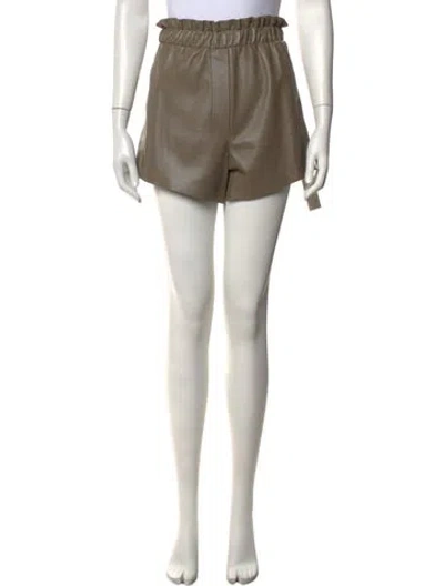 Pre-owned Nanushka Mini Shorts In Neutrals