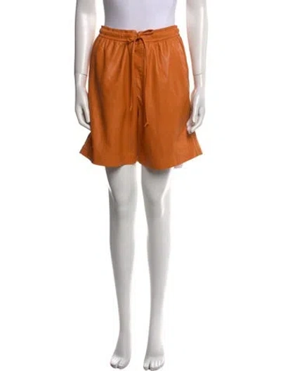 Pre-owned Nanushka Mini Shorts In Orange