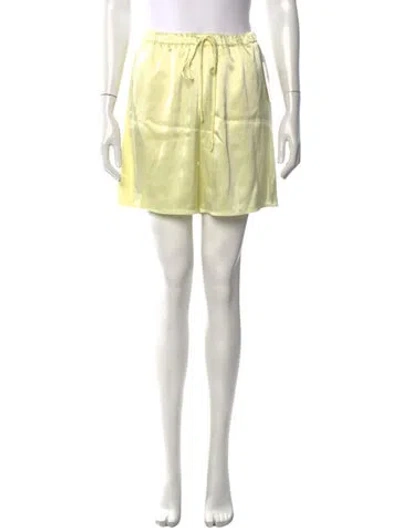 Pre-owned Nanushka Mini Shorts W/ Tags In Yellow