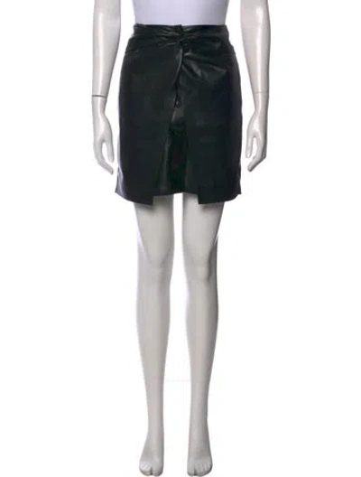 Pre-owned Nanushka Mini Skirt In Black