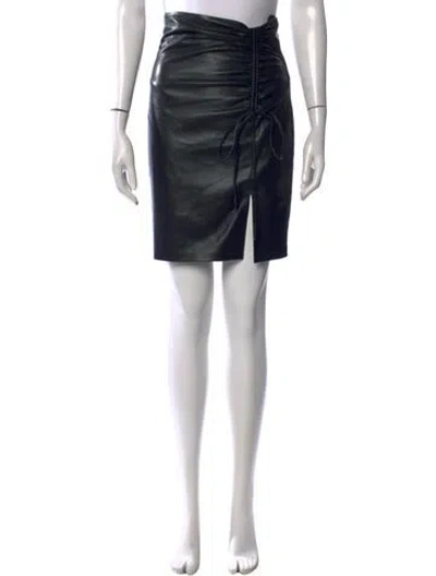 Pre-owned Nanushka Mini Skirt In Black