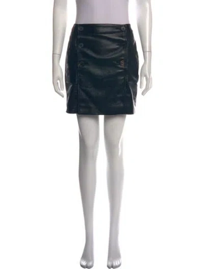 Pre-owned Nanushka Mini Skirt In Black