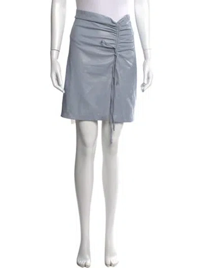 Pre-owned Nanushka Mini Skirt In Blue