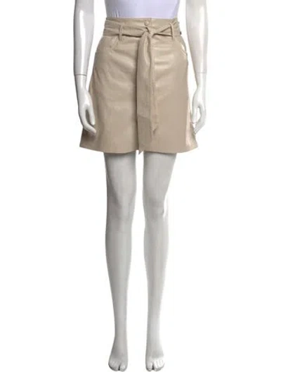 Pre-owned Nanushka Mini Skirt In Neutral
