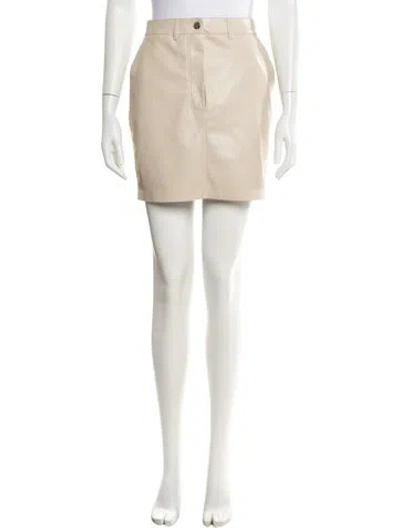 Pre-owned Nanushka Mini Skirt In Neutral