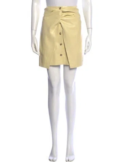 Pre-owned Nanushka Mini Skirt In Neutral