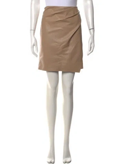 Pre-owned Nanushka Mini Skirt In Neutrals