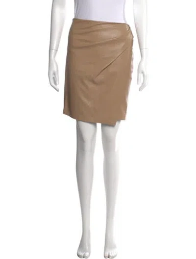 Pre-owned Nanushka Mini Skirt In Neutrals