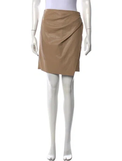 Pre-owned Nanushka Mini Skirt In Neutrals
