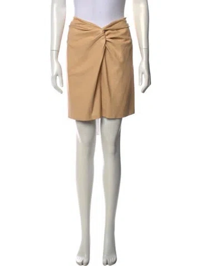 Pre-owned Nanushka Mini Skirt In Neutrals