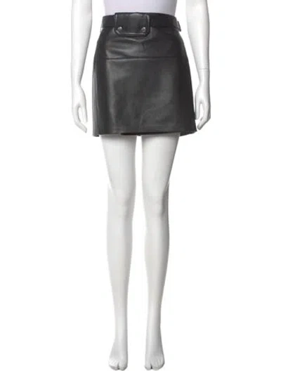 Pre-owned Nanushka Mini Skirt W/ Tags In Black