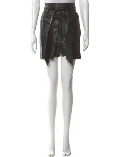 Pre-owned Nanushka Mini Skirt W/ Tags In Black