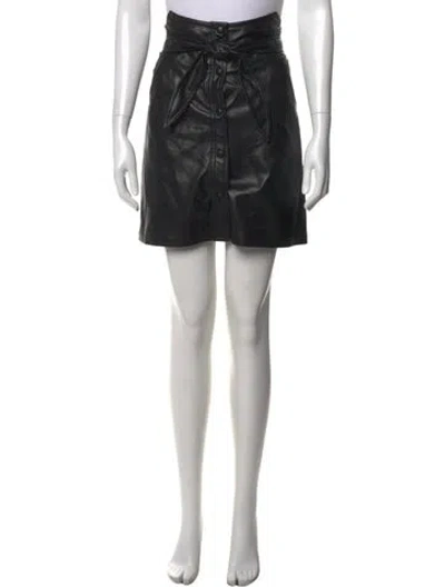 Pre-owned Nanushka Mini Skirt W/ Tags In Black