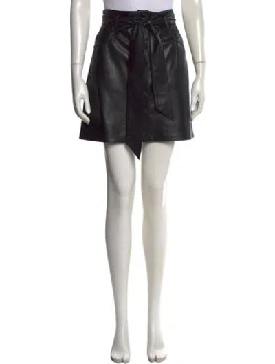 Pre-owned Nanushka Mini Skirt W/ Tags In Black
