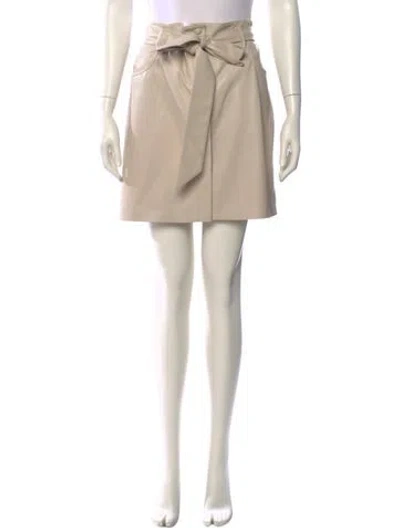 Pre-owned Nanushka Mini Skirt W/ Tags In Neutral