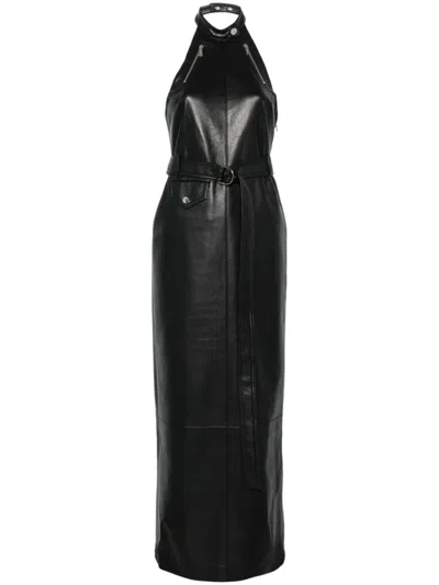 Nanushka Minnow Midi Dress In Black