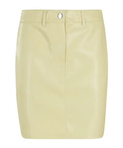 Nanushka Miray Faux-leather Mini Skirt In Neutrals