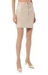 Nanushka Miray Skirt In Creme In Brown