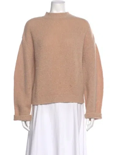 Pre-owned Nanushka Mock Neck Sweater In Neutral
