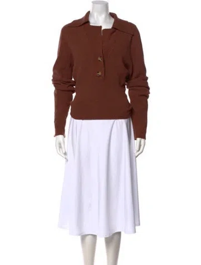 Pre-owned Nanushka Mock Neck Sweater In Neutral