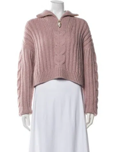 Pre-owned Nanushka Mock Neck Sweater In Pink