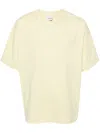 Nanushka Motif-embroidered Cotton T-shirt In Yellow