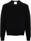 Nanushka Motif-embroidered Wool Jumper In Blue