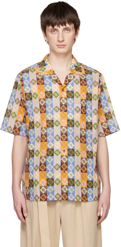 NANUSHKA MULTICOLOR BODIL SHIRT