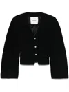 Nanushka Muslin Jacket In Black