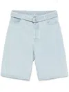 Nanushka Blue Novan Denim Shorts In Blue