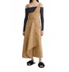Nanushka Neith Maxi Skirt In Oak In Brown