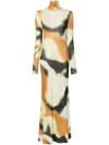 Nanushka Nemy Maxi Dress In Yellow