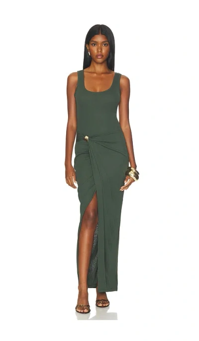 Nanushka Nenet Dress In Green