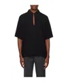 Nanushka Niklas Bouclé-crepe Shirt In Black
