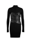 Nanushka Noleny Mini Dress In Black