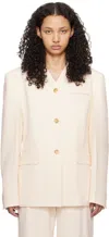 Nanushka Off-white Fem Blazer In Creme