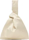 Nanushka Off-white Jen Mini Pouch In Ecr Creme