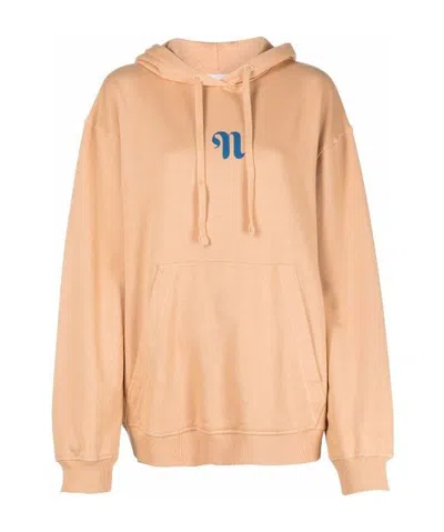 Nanushka Organic Cotton Hoodie In Nude
