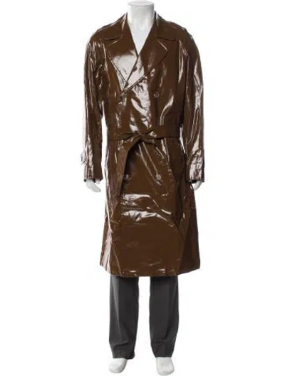 Pre-owned Nanushka Overcoat In Neutral