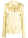 Nanushka Hemd Mit Oversized-kragen In Yellow