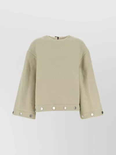 NANUSHKA OVERSIZE WOOL BLEND ANWEN BLOUSE