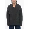 Nanushka Ovrsized Merinos Wool Celso Crew-neck Sweater