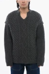 Nanushka Ovrsized Merinos Wool Celso Crew-neck Sweater