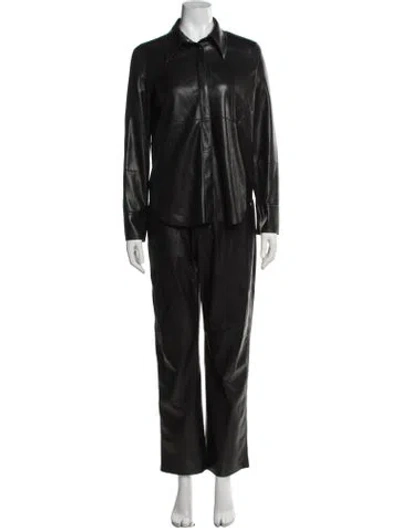 Pre-owned Nanushka Pant Set In Black