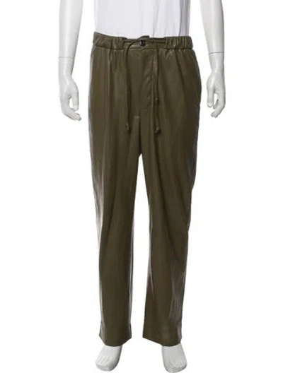 Pre-owned Nanushka Pants In Green