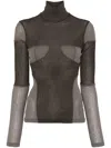 Nanushka Patchwork T-shirt In Green