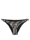 Nanushka Patterned Bikini Bottoms In Neutrals