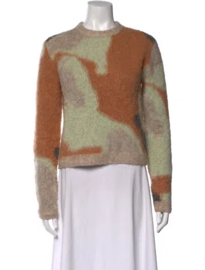 Pre-owned Nanushka Patterned Crew Neck Sweater In Neutral
