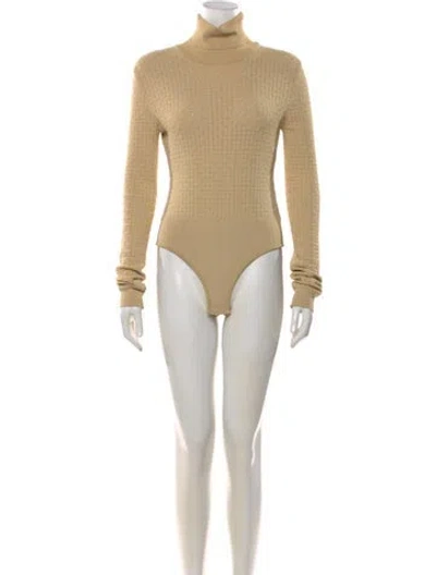 Pre-owned Nanushka Patterned Turtleneck Sweater In Neutrals